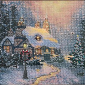 Stone Hearth Hutch cross stitch pattern from Candamar Designs CD-90065