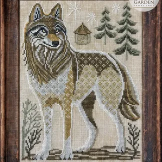 The Wolf cross stitch pattern from Cottage Garden Samplings CGS-1125