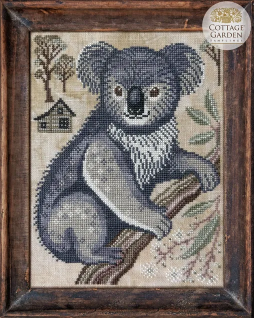 The Koala cross stitch pattern from Cottage Garden Samplings CGS-1127