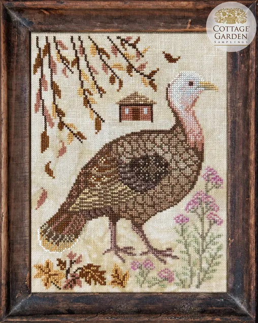 The Turkey cross stitch pattern from Cottage Garden Samplings CGS-1130