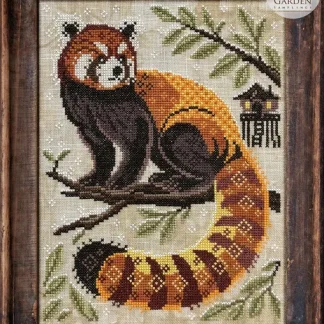 The Red Panda cross stitch pattern from Cottage Garden Samplings CGS-1134