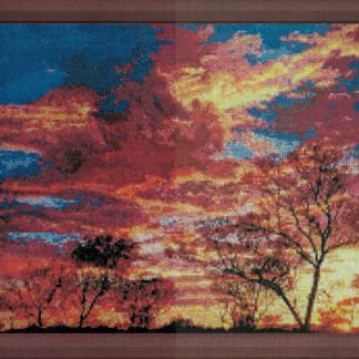 Coloured Clouds cross stitch pattern from Character Creations CHC-COL