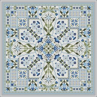 The Winter Window cross stitch pattern from Carolyn Manning Designs CMD-TWW