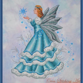 Celine, the Winter Fairy cross stitch pattern from Cross Stitching Art CSA-CEL