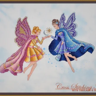 Day & Night Fairies cross stitch pattern from Cross Stitching Art CSA-DAY