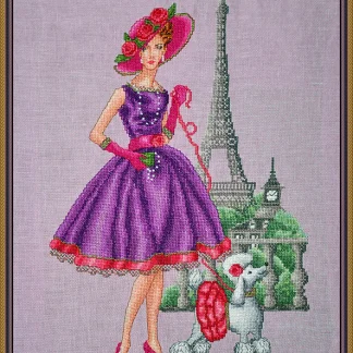 Victoria cross stitch pattern from Cross Stitching Art CSA-VIC