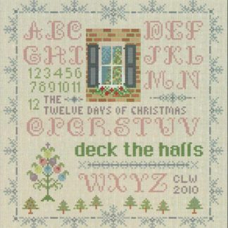 Deck the Halls cross stitch pattern from CW Designs CWD-CS2