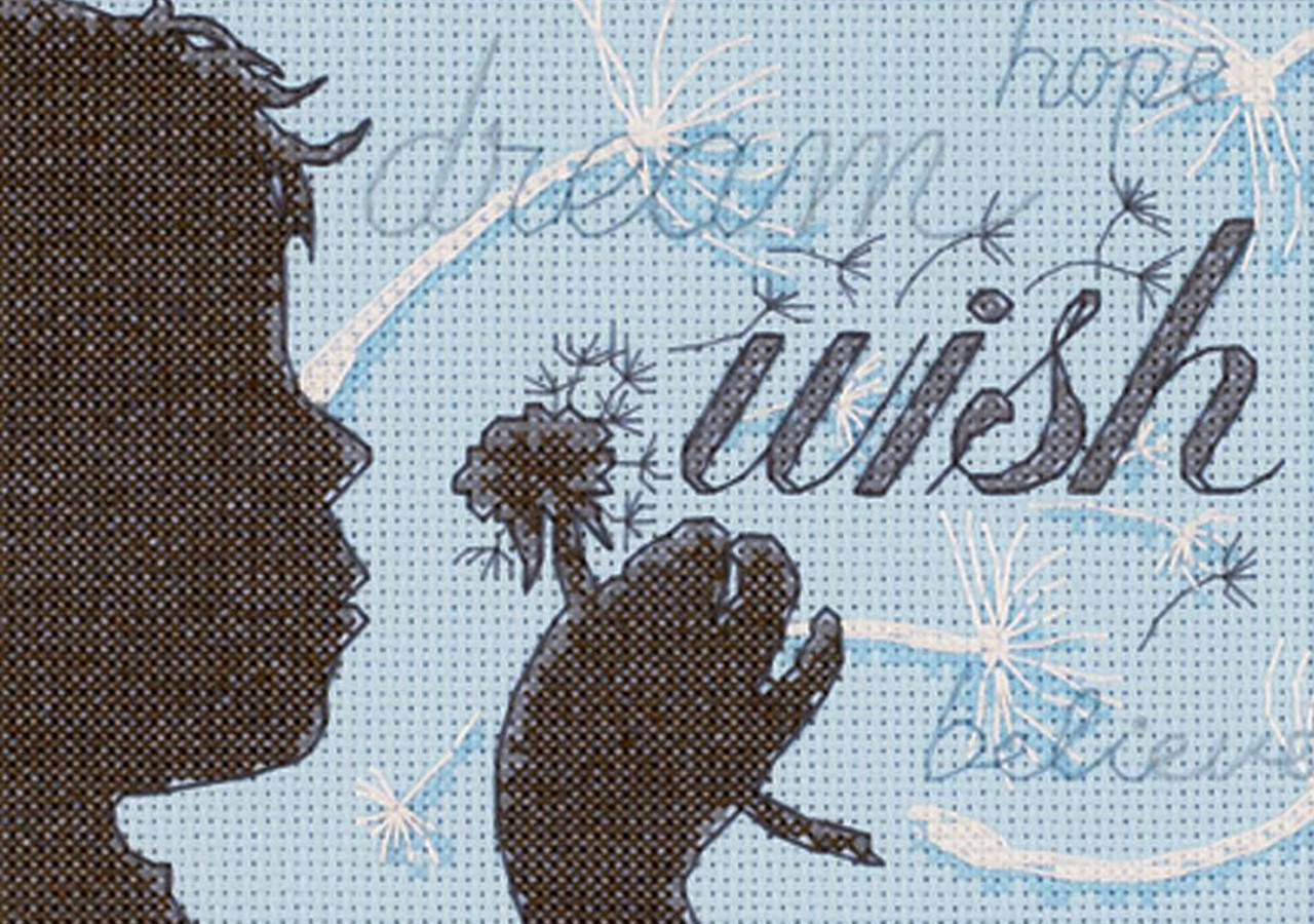 Wish cross stitch kit from Dimensions DM-65087