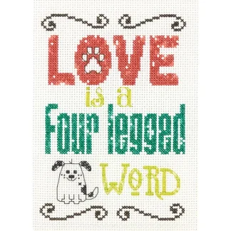 Four Legs cross stitch kit from Dimensions DM-65142