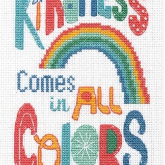Kindness Colors cross stitch kit from Dimensions DM-65216