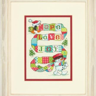 Spread the Joy cross stitch kit from Dimensions DM-8962