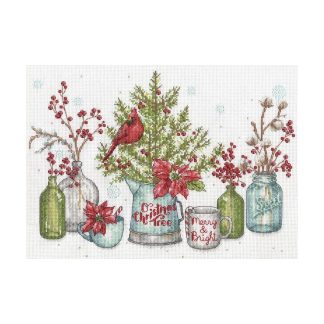 Birds & Berries cross stitch kit from Dimensions DM-8994