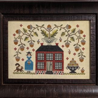 A Gathering of Acorns cross stitch pattern from Fox and Rabbit FAR-AGA