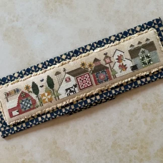 Quilted Tiny Town cross stitch pattern from Heart in Hand Needleart HIH-QUI