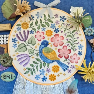 Secret Garden cross stitch pattern from Hello from Liz Mathews HLM-SEC