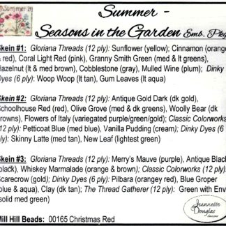 JDD358E Seasons in the Garden - Winter Embellishment Pack