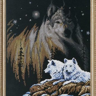 Northern Lights cross stitch kit from Janlynn JL-0130244