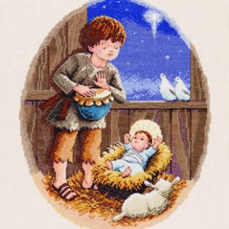 The Little Drummer Boy cross stitch kit from Janlynn JL-0150244