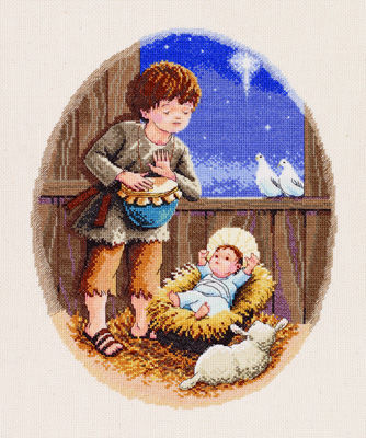 The Little Drummer Boy cross stitch kit from Janlynn JL-0150244