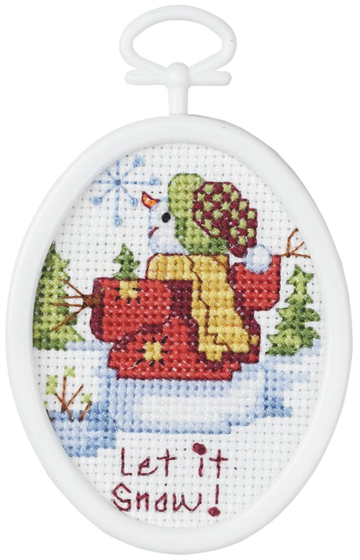 Let it Snow cross stitch kit from Janlynn JL-0211058