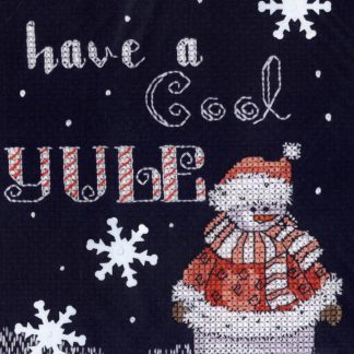 Cool Yule cross stitch kit from Janlynn JL-0250105