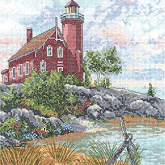 Eagle Harbor Light cross stitch kit from Janlynn JL-0320102