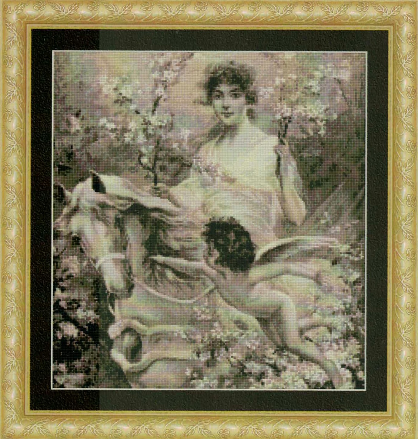 Heavenly Afternoon Ride cross stitch pattern from Kustom Krafts KK-95083