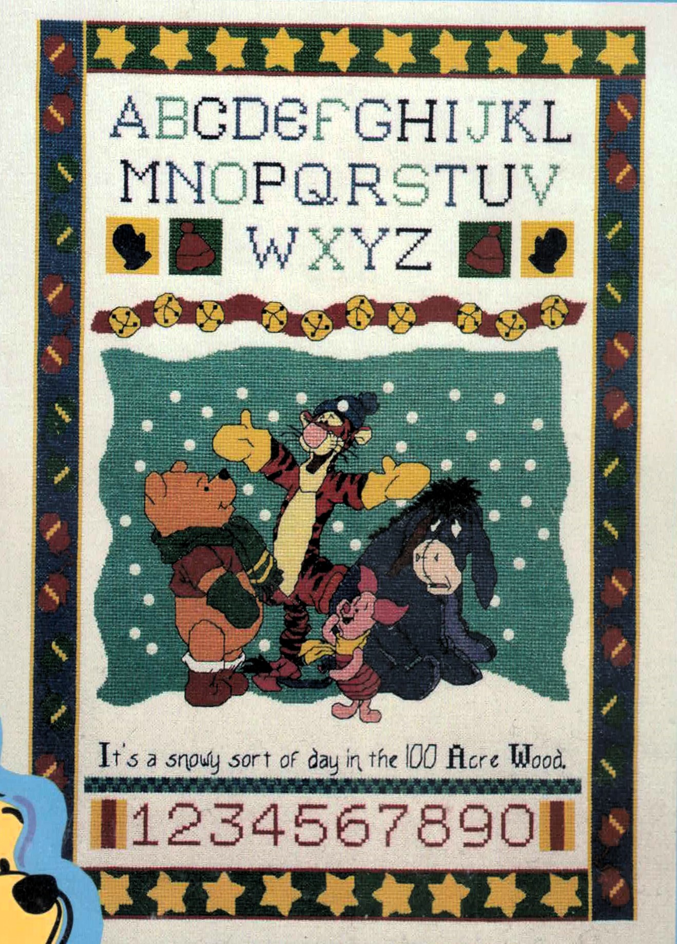 Snowy Day Sampler cross stitch kit from Leisure Arts LA-113219