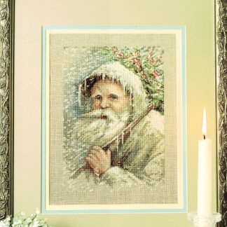 Grandfather Frost cross stitch pattern from Leisure Arts LA-3222