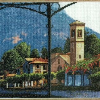 Mediterranean Villa cross stitch pattern from Leisure Arts LA-3833