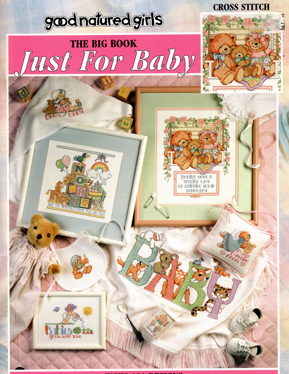 The Big Book Just for Baby cross stitch book from Leisure Arts LA24507