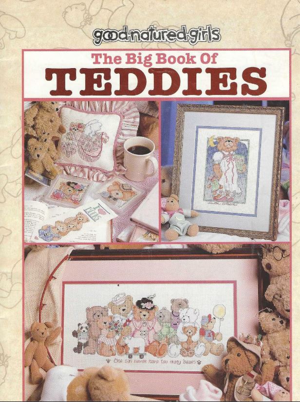 The Big Book of Teddies cross stitch book from Leisure Arts LA24516