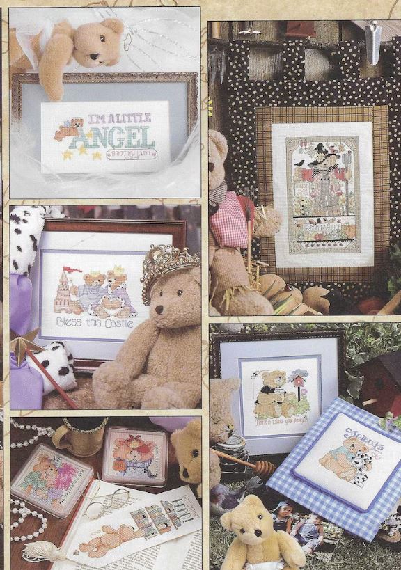 The Big Book of Teddies cross stitch book from Leisure Arts LA24516