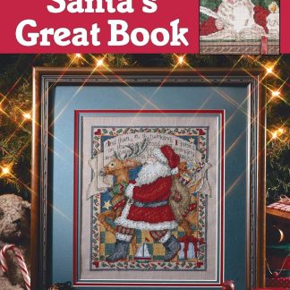 Santa's Great Book cross stitch book from Leisure Arts LA-2840
