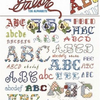 Alphabets Galore cross stitch book from Leisure Arts LA-3071