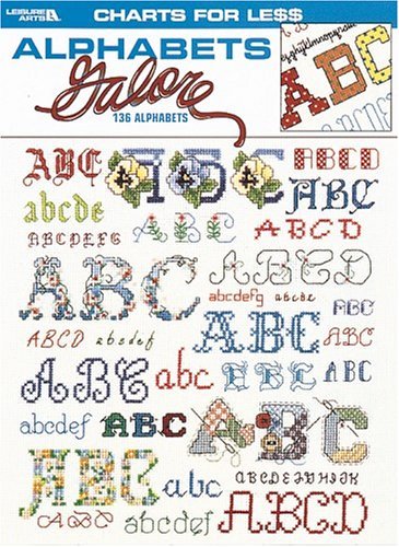 Alphabets Galore cross stitch book from Leisure Arts LA-3071