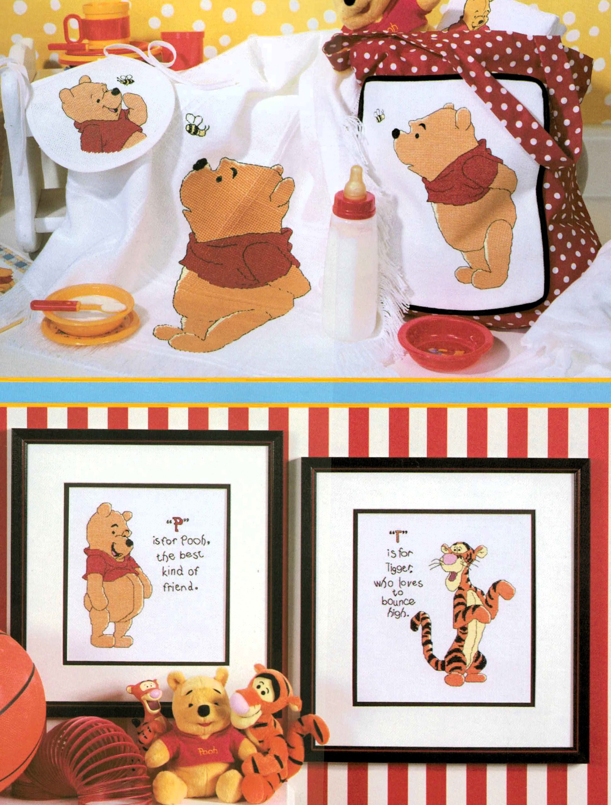 "P" is for Pooh cross stitch book from Leisure Arts LA-3089