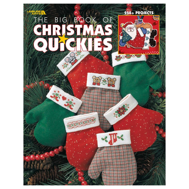 The Big Book of Christmas Quickies cross stitch book from Leisure Arts LA3290