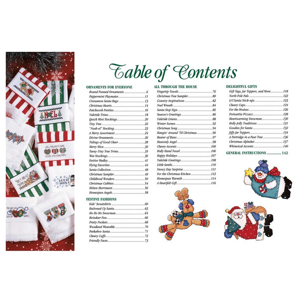 The Big Book of Christmas Quickies cross stitch book from Leisure Arts LA3290