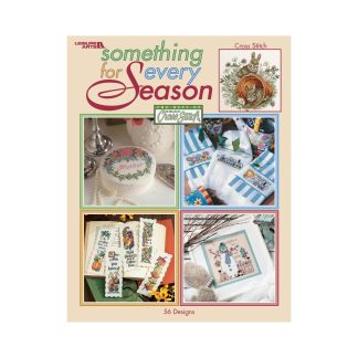 Something for Every Season cross stitch book from Leisure Arts LA3463