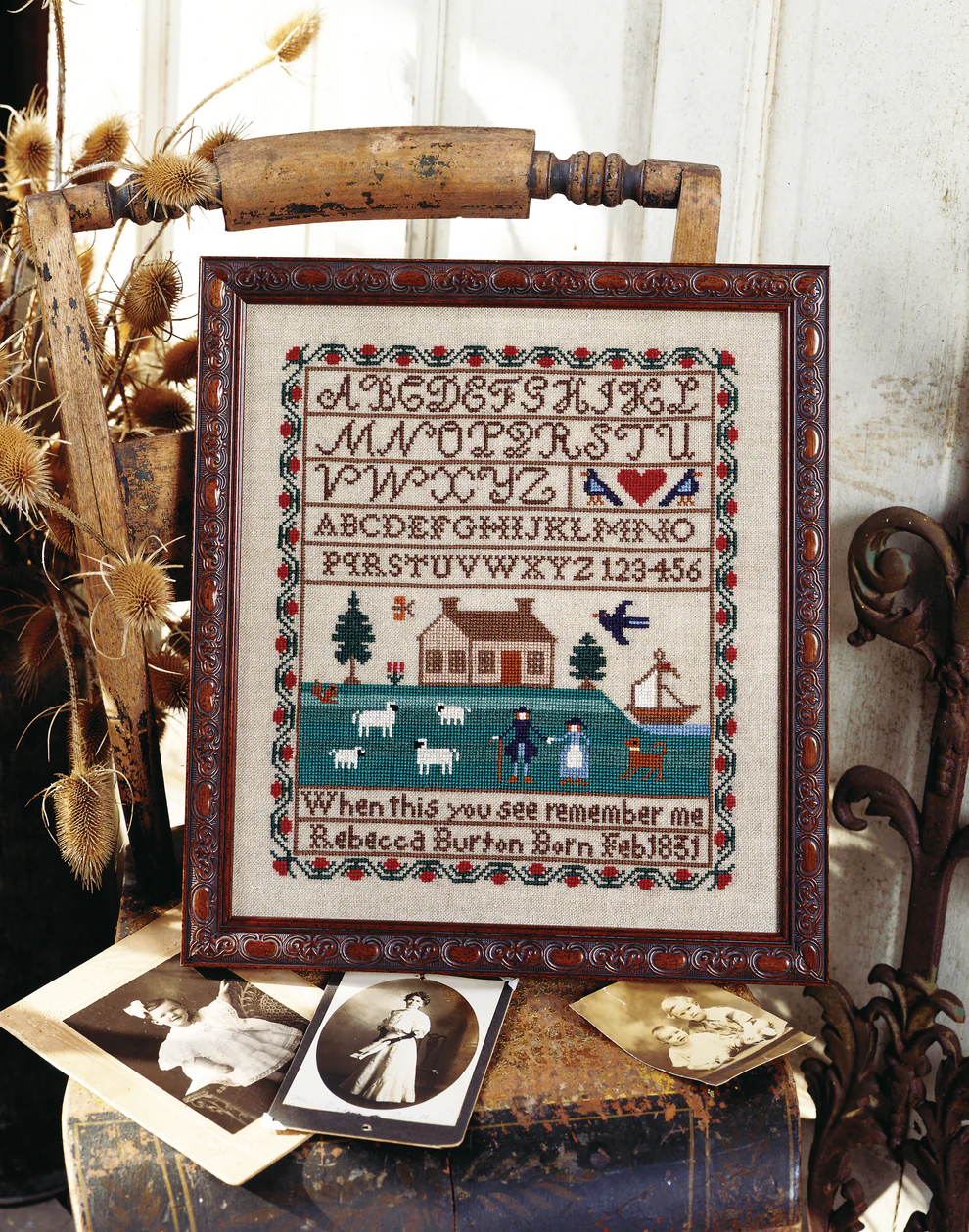 A Sampling of Tradition cross stitch book from Leisure Arts LA3474