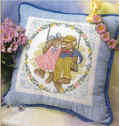 Bears at Their Best cross stitch book from Leisure Arts LA3643