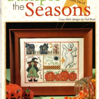 Sample the Seasons cross stitch book from Leisure Arts LA-3836