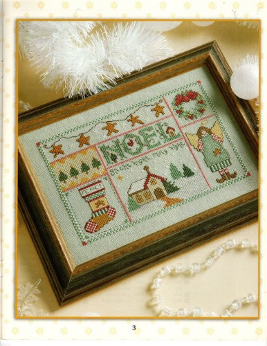 Sample the Seasons cross stitch book from Leisure Arts LA-3836