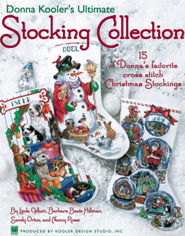 Donna Kooler's Ultimate Stocking Collection cross stitch book from Leisure Arts LA-4082
