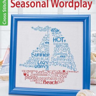 Seasonal Wordplay cross stitch book from Leisure Arts LA6281