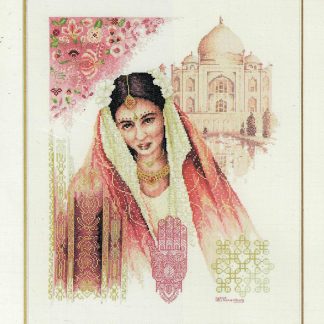 Indian Bride cross stitch kit from Lanarte LAN-23044