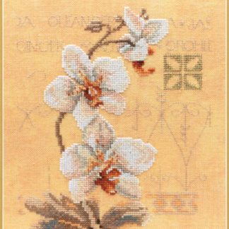 Three Orchids cross stitch kit from Lanarte LAN-PN0008008