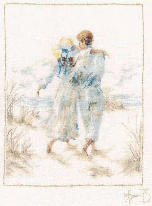Romance cross stitch kit from Lanarte LAN-PN0007948