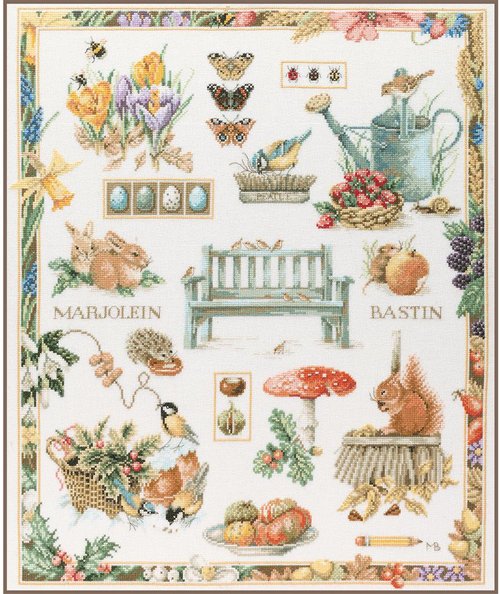 Collage cross stitch kit from Lanarte LAN-PN0007961